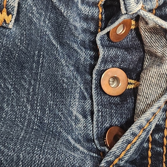 Vintage True Religion Jeans Men's 33x33 Button Fly Denim Suspender Buttons USA‎ - Picture 9 of 16